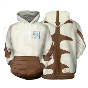 Avatar The Last Airbender Appa Cosplay Hoodie Jacket NWOT Size Large